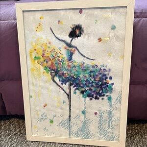 Ballerina Diamond Art Wall Art